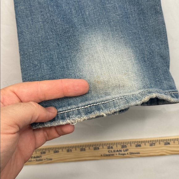 Miss Me size 28 jeans JE8412BL signature bootcut distressed sparkly rhinestones - Picture 6 of 10